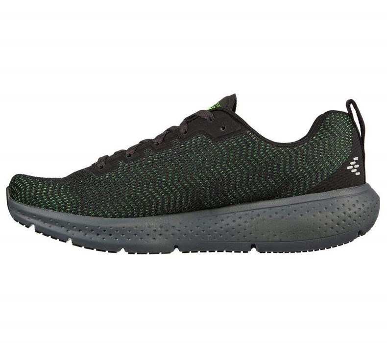 Pánské Tréninkové Boty Skechers Relaxed Fit®: GO RUN® Supersonic Černé Zelene | IOLAEGC-45