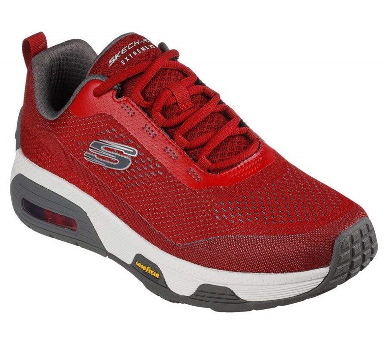 Pánské Tréninkové Boty Skechers Skech-Air Extreme V.2 - Trident Červené Šedé | CVKSFJD-97