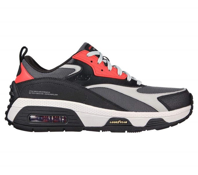 Pánské Tréninkové Boty Skechers Skech-Air Extreme V.2 Černé Červené | VBTWCUQ-09