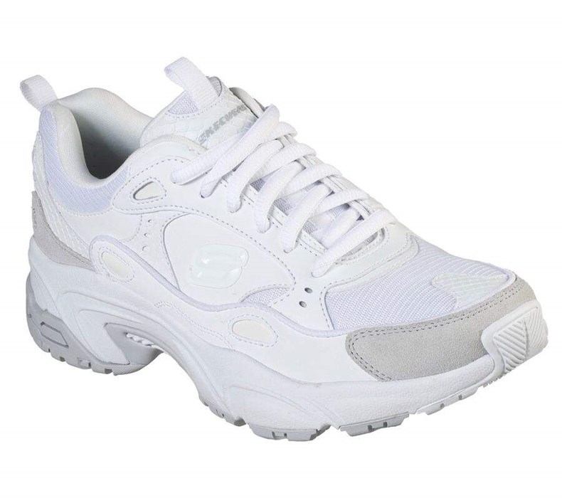 Pánské Tréninkové Boty Skechers Stamina - Cutting Ties Bílé | JWBQMZI-10