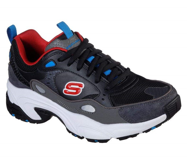 Pánské Tréninkové Boty Skechers Stamina - Cutting Ties Černé | OMHIUVF-61