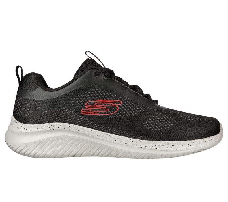 Pánské Tréninkové Boty Skechers Ultra Flex 3.0 Černé Červené | DZIBFGH-32